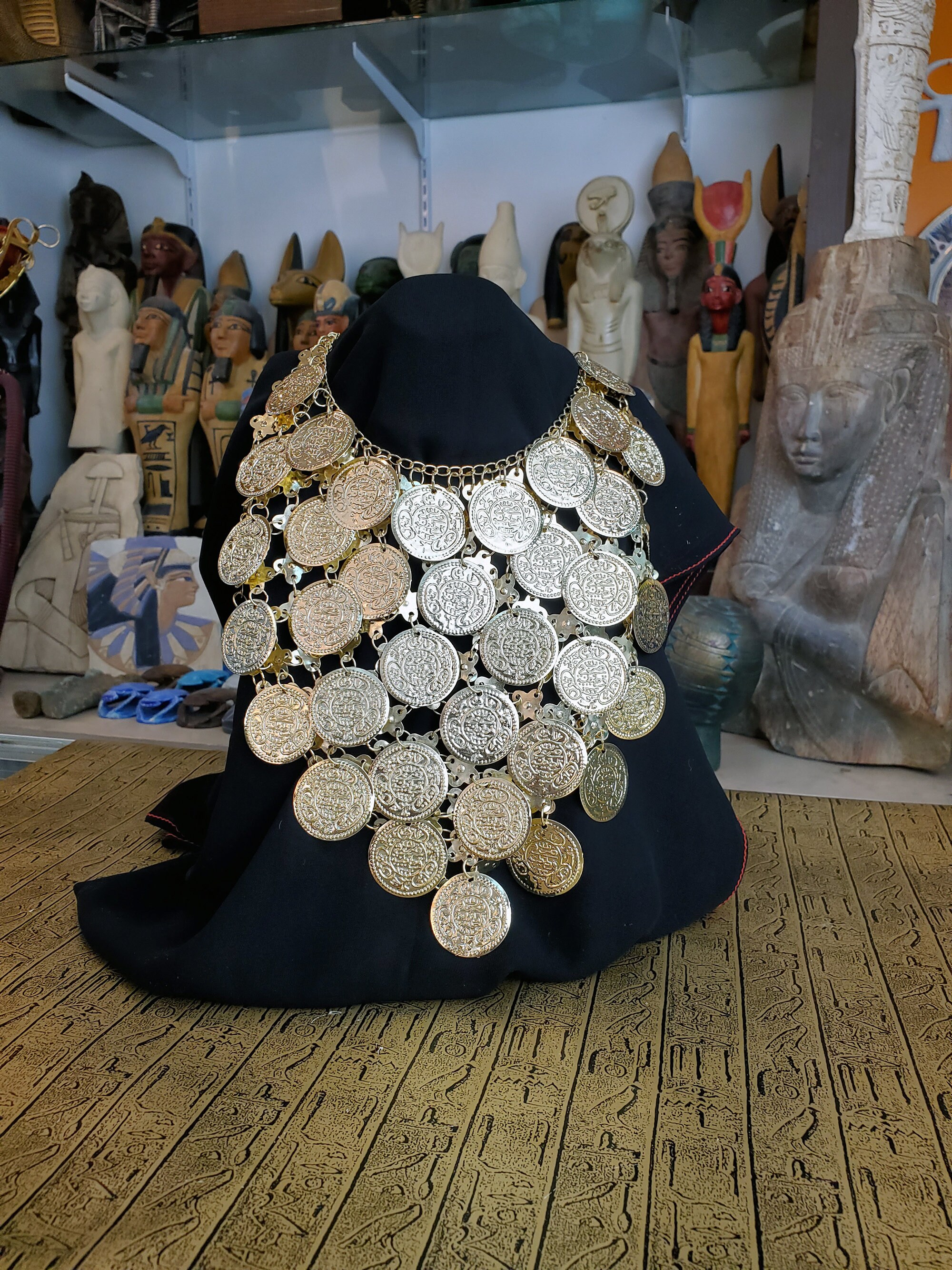 Gold Coin Necklace Belly Dance Coin 