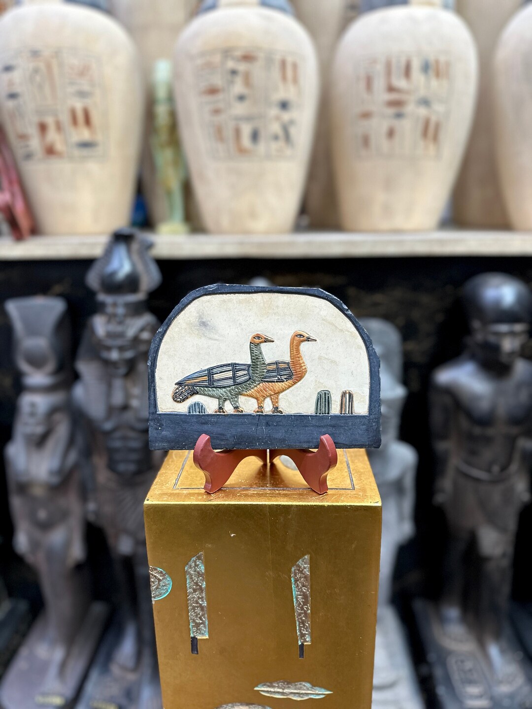Egyptian Geese Plaque - Ancient Egyptian Wall Art - Ancient History ...