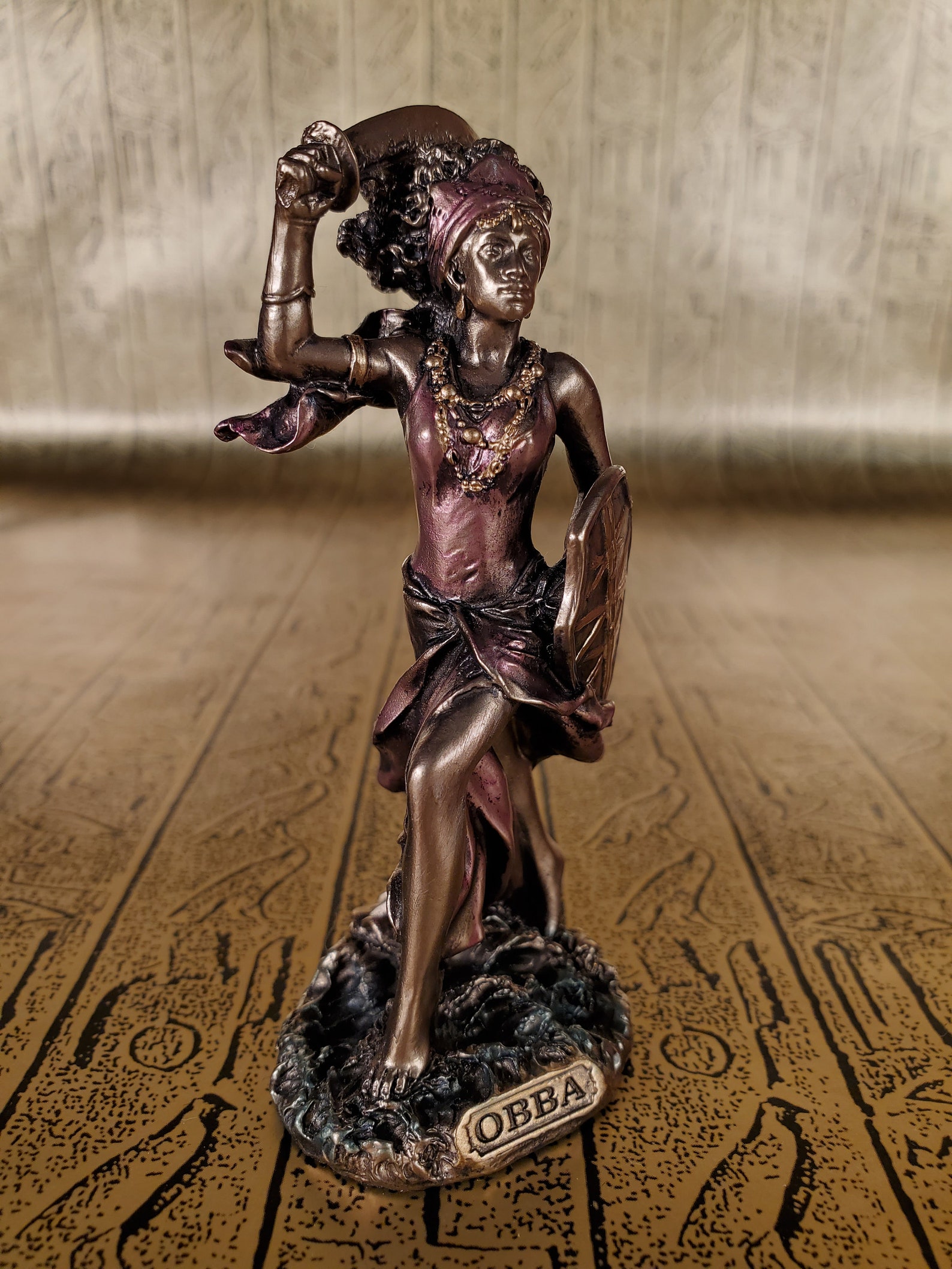 Vintage Obba Mini Statue Small Orisha of Rivers Ọba - Etsy