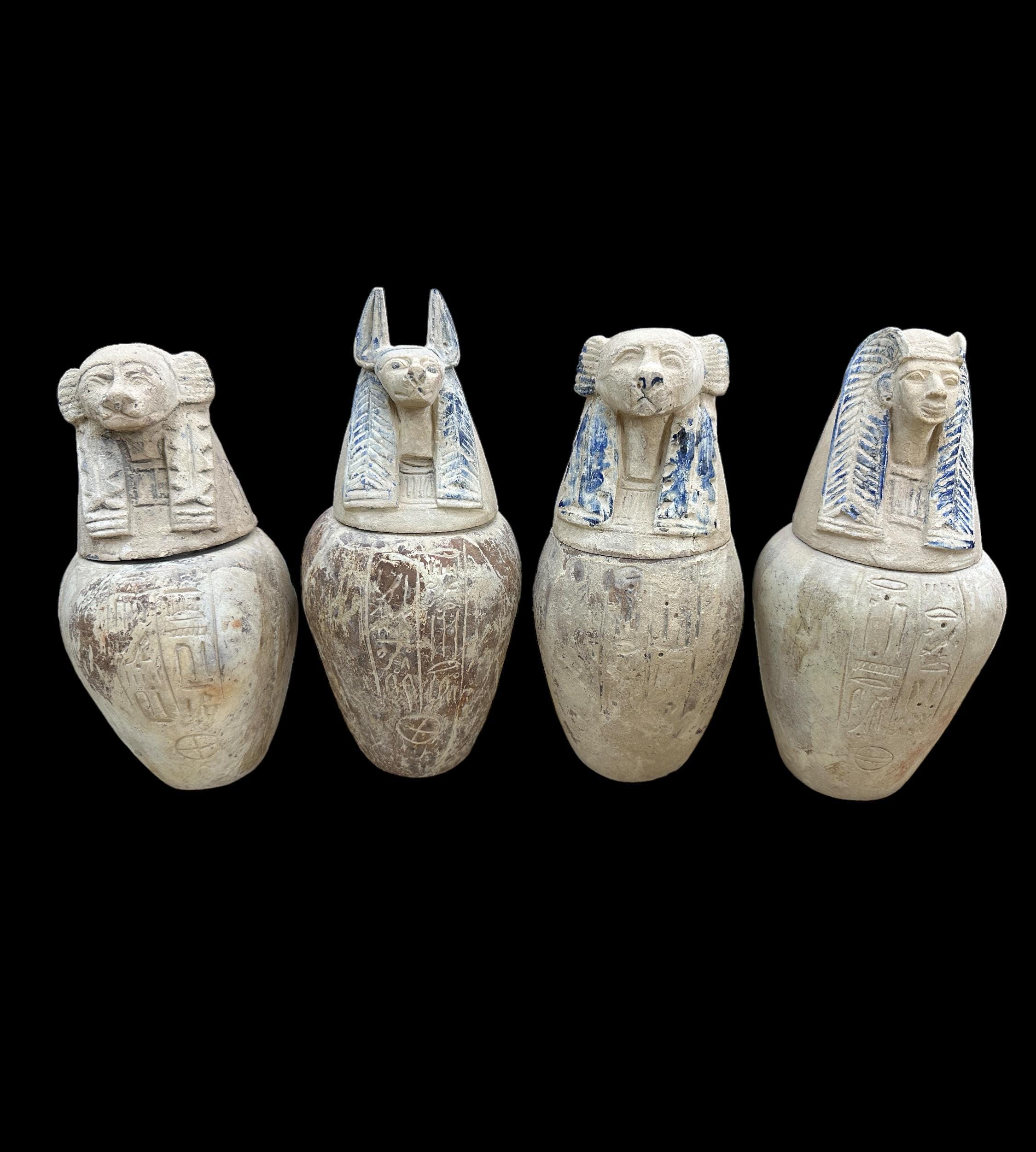 エジプト　カノプス壺のミニチュア版レプリカ〜現地で購入 エジプト カノプス壺のミニチュア版レプリカ〜現地で購入 - メルカリ