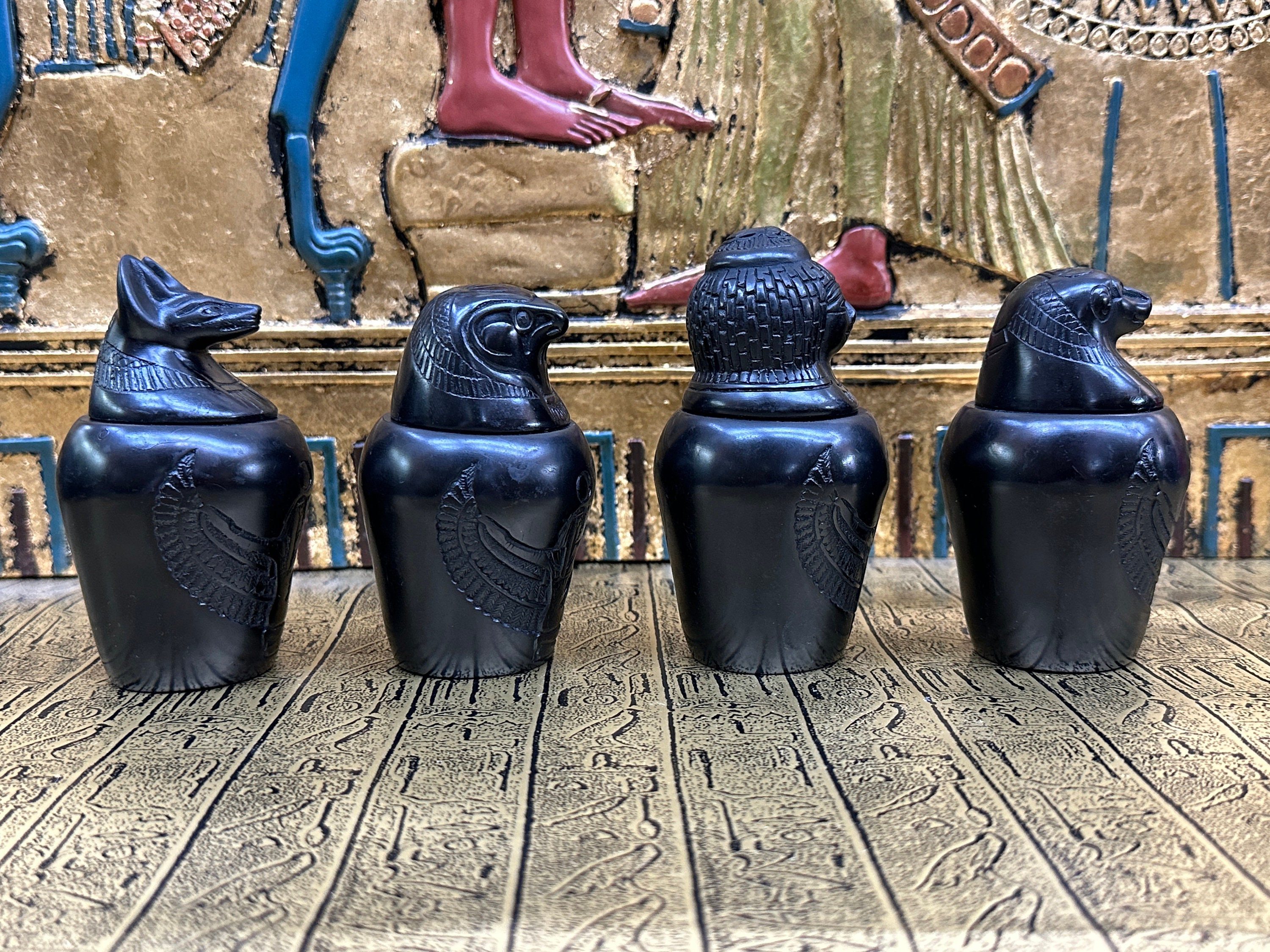 古代エジプト風陶器壺　おしゃれ 古代エジプト風陶器壺 おしゃれ