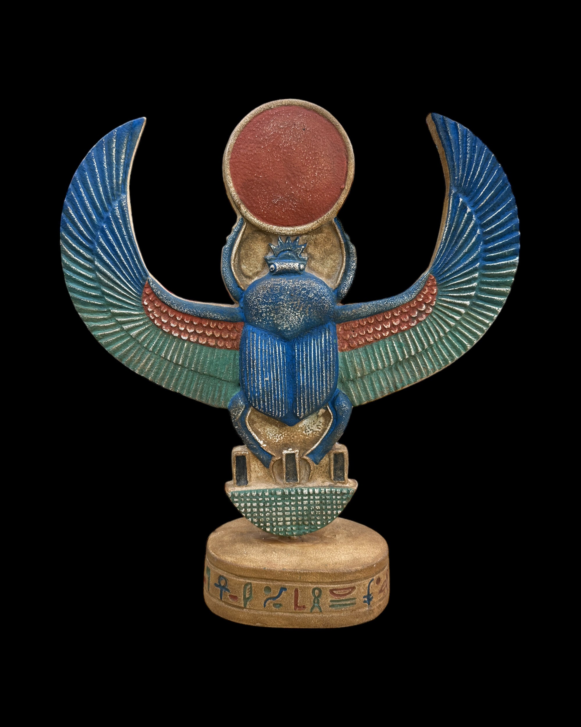 翼のあるスカラベ - 古代エジプトの保護のお守り - ケプリ神古代