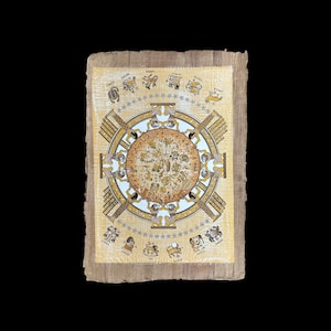 Dendera Astrological Papyrus - Limited Edition Papyrus - 100x70cm