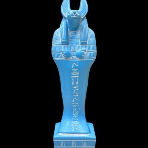 Anubis Statue - Handmade in Egypt - Ancient Egyptian God Anubis Mummy Statue
