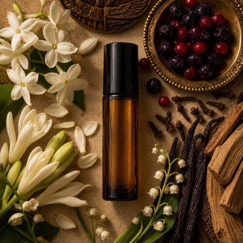 Egyptian Lotus Perfume Oil - Premium Pure - Made in Egypt - Nile