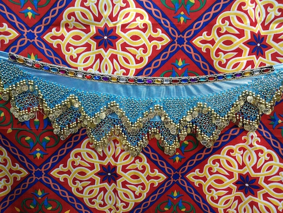 Cintura Da Danza Del Ventre In Chiffon Con Monete – Elegante, Comoda E Regolabile Per Ballerine - copertina