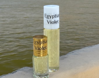 Egyptian Violet Perfume Oil - Premium Pure - Made in Egypt - Violet Flower