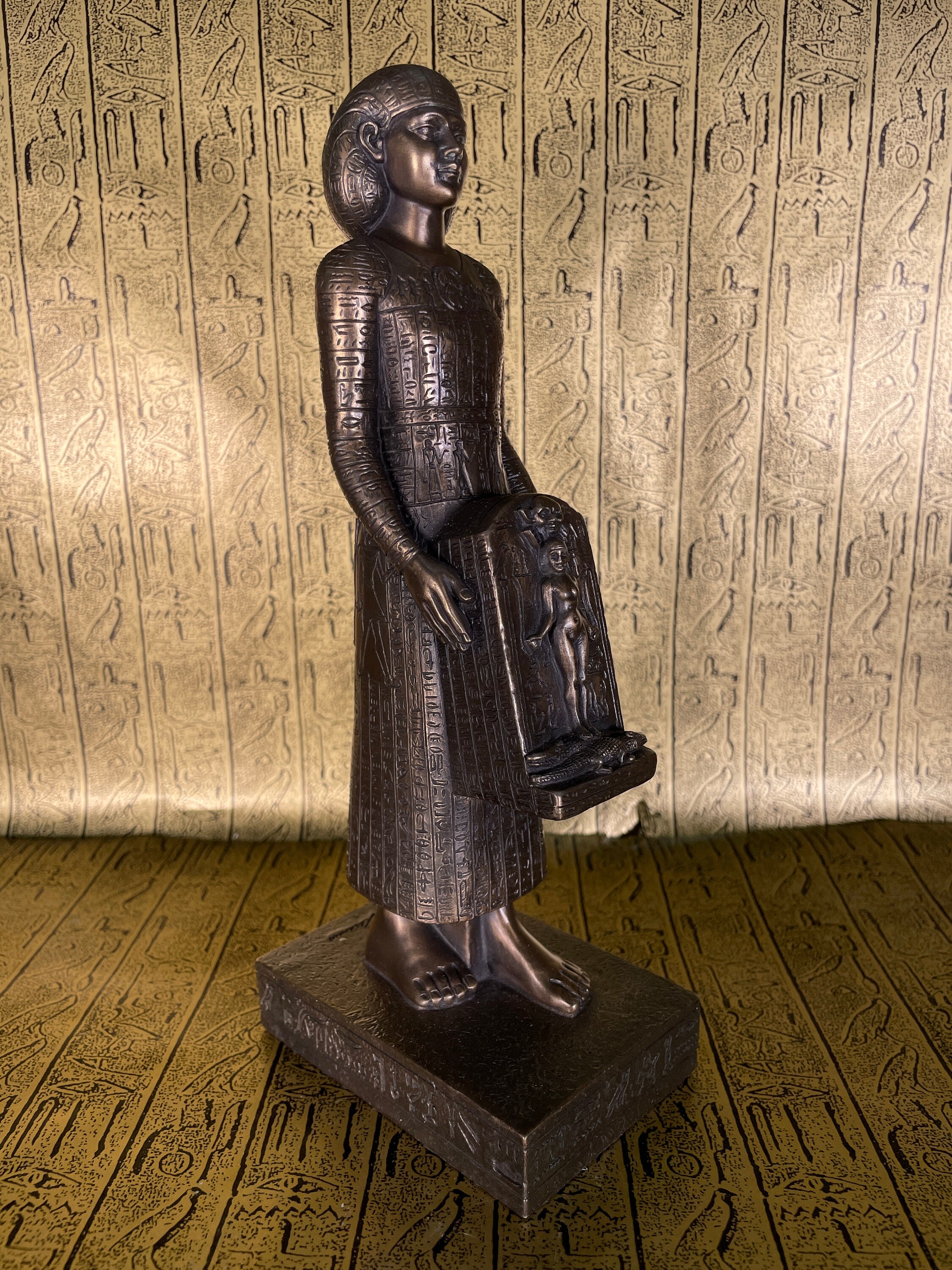 Vintage Healing Statue Ancient Egyptian Healing Altar Statue Etsy