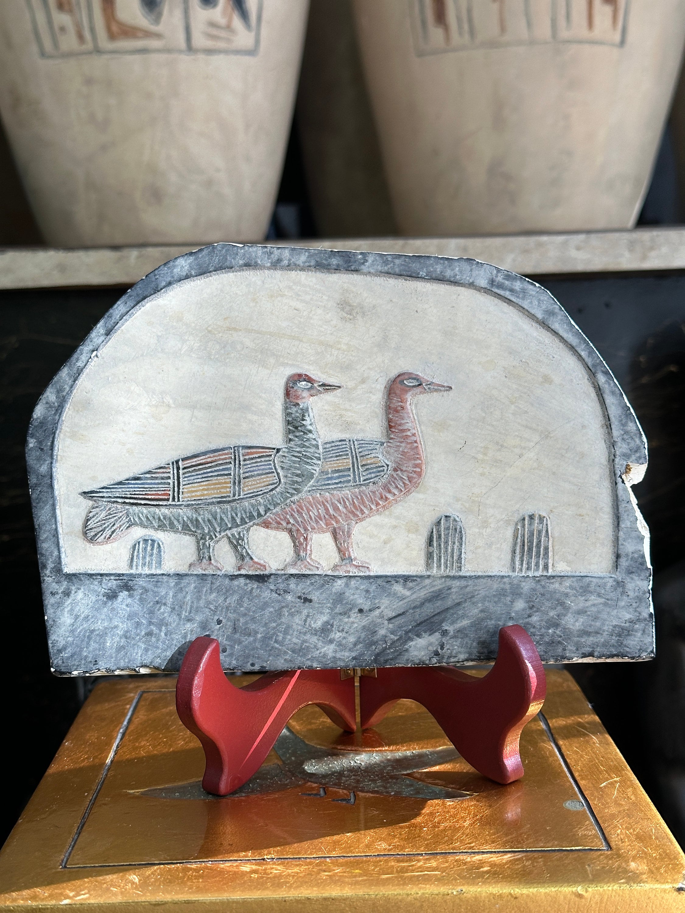 Egyptian Geese Plaque - Ancient Egyptian Wall Art - Ancient History ...