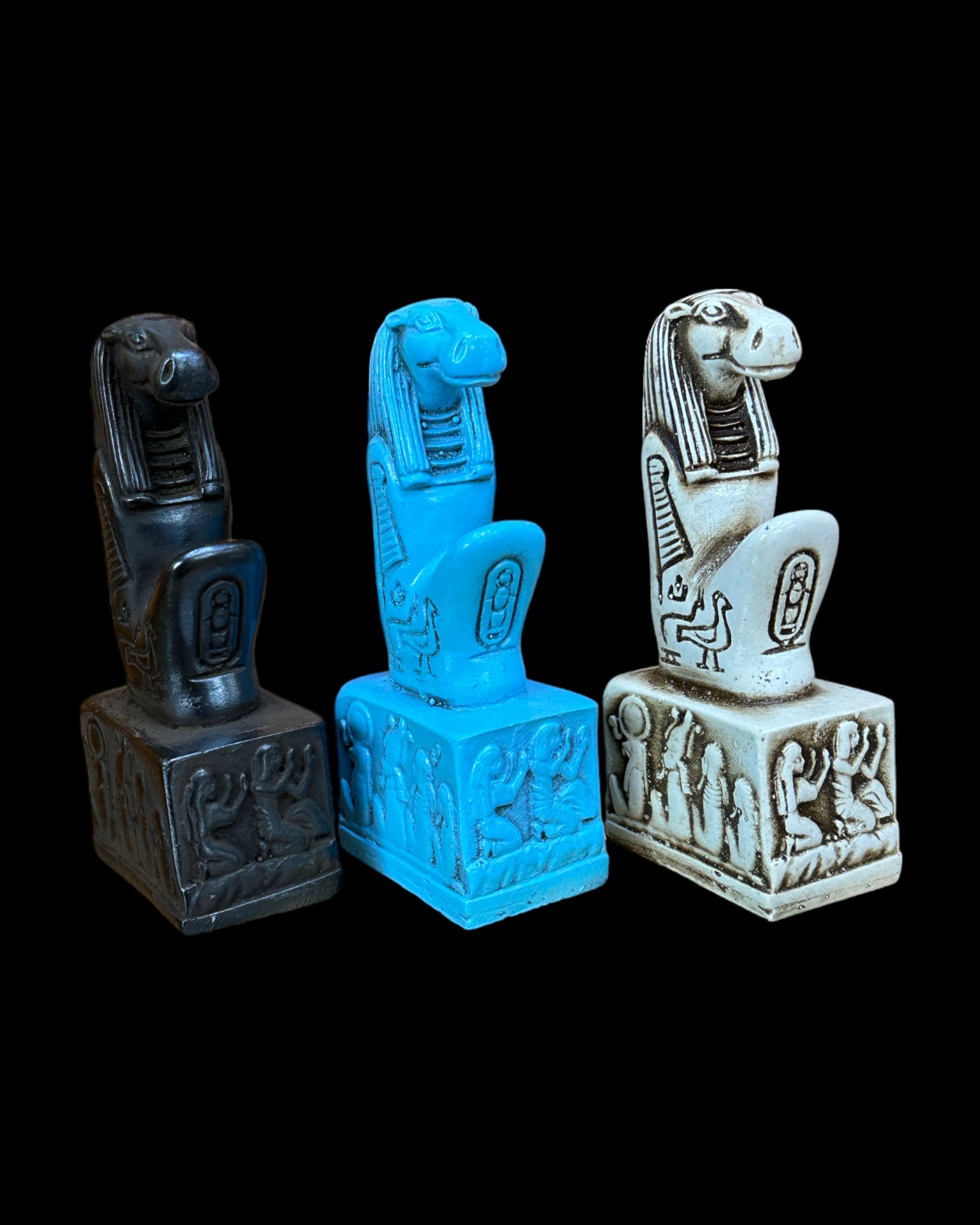 Egyptian blue hippo - Etsy 日本
