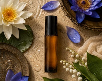 Blue Lotus Perfume Oil - Premium Pure - Made in Egypt - Egyptian