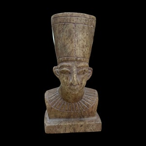 Queen Nefertiti Bust  - Ancient Egyptian Queen Nefertiti Bust Fired Stone - Handcrafted in Egypt
