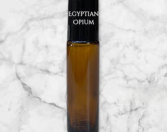 Aceite perfumado de opio egipcio - Puro de primera calidad - Fabricado en Egipto - Opio oscuro egipcio