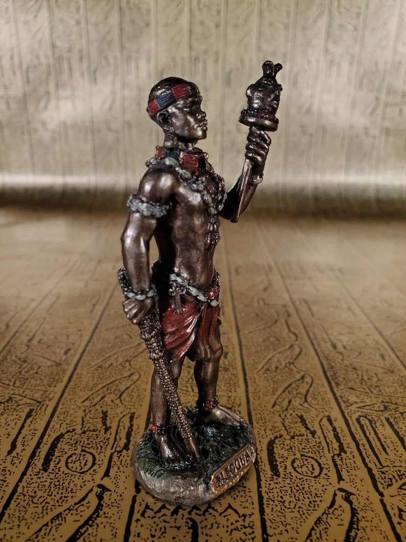 Vintage Elegua Mini Statue Small Orisha of Travellers and Etsy