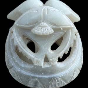 Scarab Beetle - Ancient Egyptian Protection Amulet - Hand-Carved Soapstone - Khepri Ancient Egyptian Positivity Talisman - Good Luck Charm