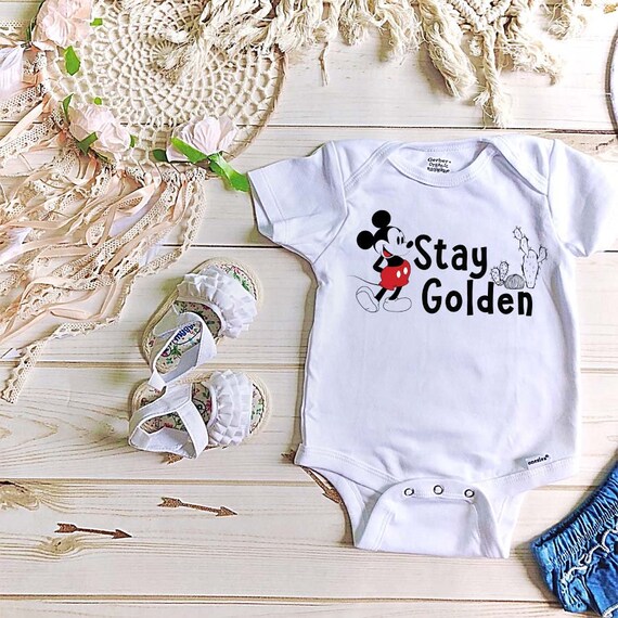 stay golden mickey mouse shirt