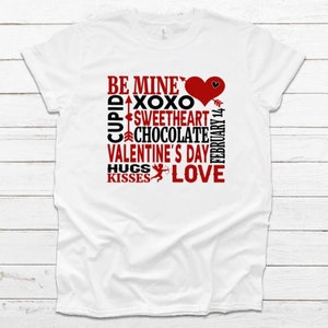 Valentine Subway Art shirt, Valentine&#39;s Day shirt, Love, Fivesies Designs