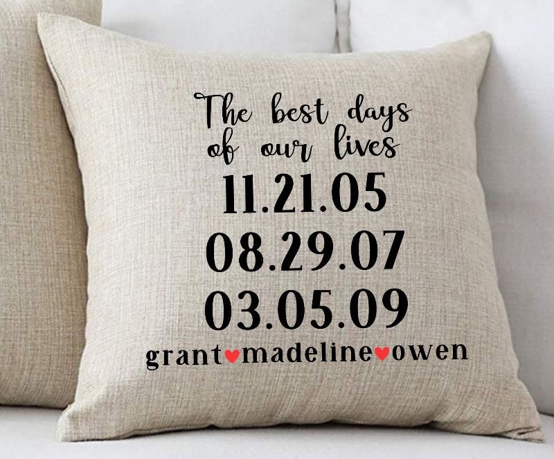 The Best Days of Our Lives Pillow Cover Decorative Pillow Etsy