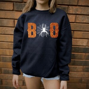 Boo sweatshirt, Halloween sweatshirt, Fivesies Designs