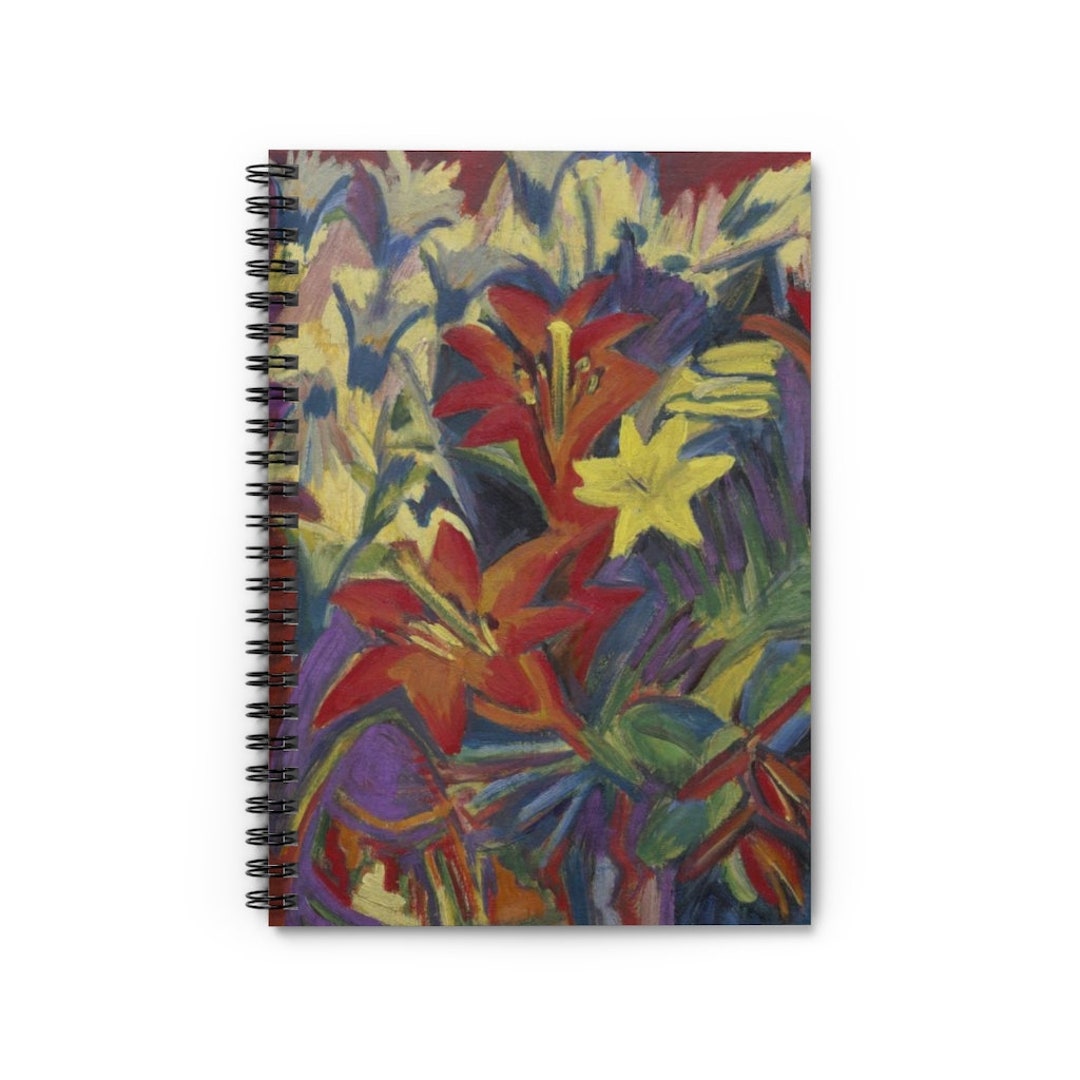 1968 Notebook Vintage Floral Spiral Notebook, Journal Notebook, Note Taking, Ruled ...