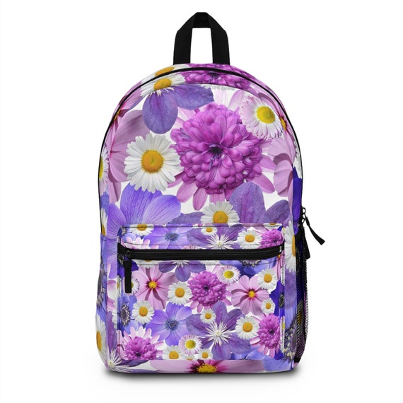 Vintage Floral Backpack: Lightweight Travel Bag - Etsy