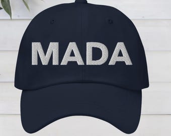 MADA Embroidered Hat: Make America A Democracy Again - Political Cap