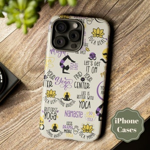 Yoga iPhone Case: Protective Dual Layer, Yoga Lover Gift