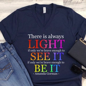 Amanda Gorman Quote T-shirt: Literary Freedom Tee, Book Lover Gift