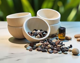 Colored Lava Rock Essential Oil Diffuser Bowl: Modern Aromatherapy Decor