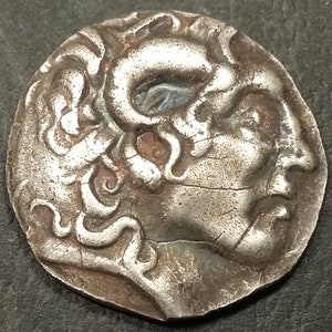 Ancient Greece Alexander The Great + Athena Greek Coin Token Metal Round Souvenir