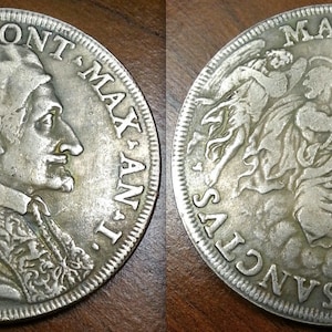 VATIKAN PAPST INNOZENZ XI 1676-1689 Apostel St. Matthäus Riesige Nicht Silber Münze Token Medaille Souvenir Metall Briefbeschwerer