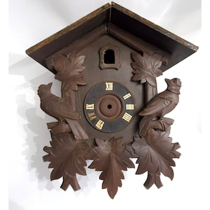 VINTAGE CUCKOO CLOCK Black Forest For Part Collectible Memorabilia
