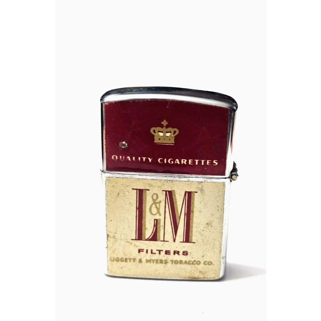 VINTAGE LIGHTER L M Cigarettes Liggett & Myers Tobacco Co Etsy