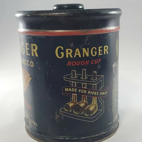 granger rough cut pipe tobacco can Tin - Tin - Empty granger rough cut pipe tobacco