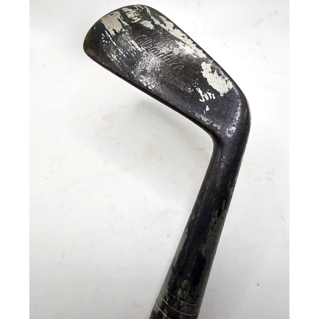 ANTIQUE GLENDALE CHROMLIN Putter Golf Club Hickory Wood Shaft