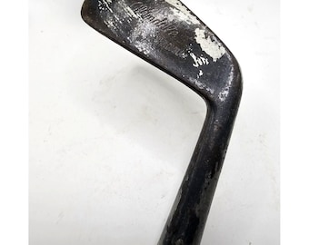 ゴルフの歴史 GOLF Woods,Irons and Memorabilia ANTIQUE GLENDALE CHROMLIN Putter Golf Club Hickory Wood Shaft
