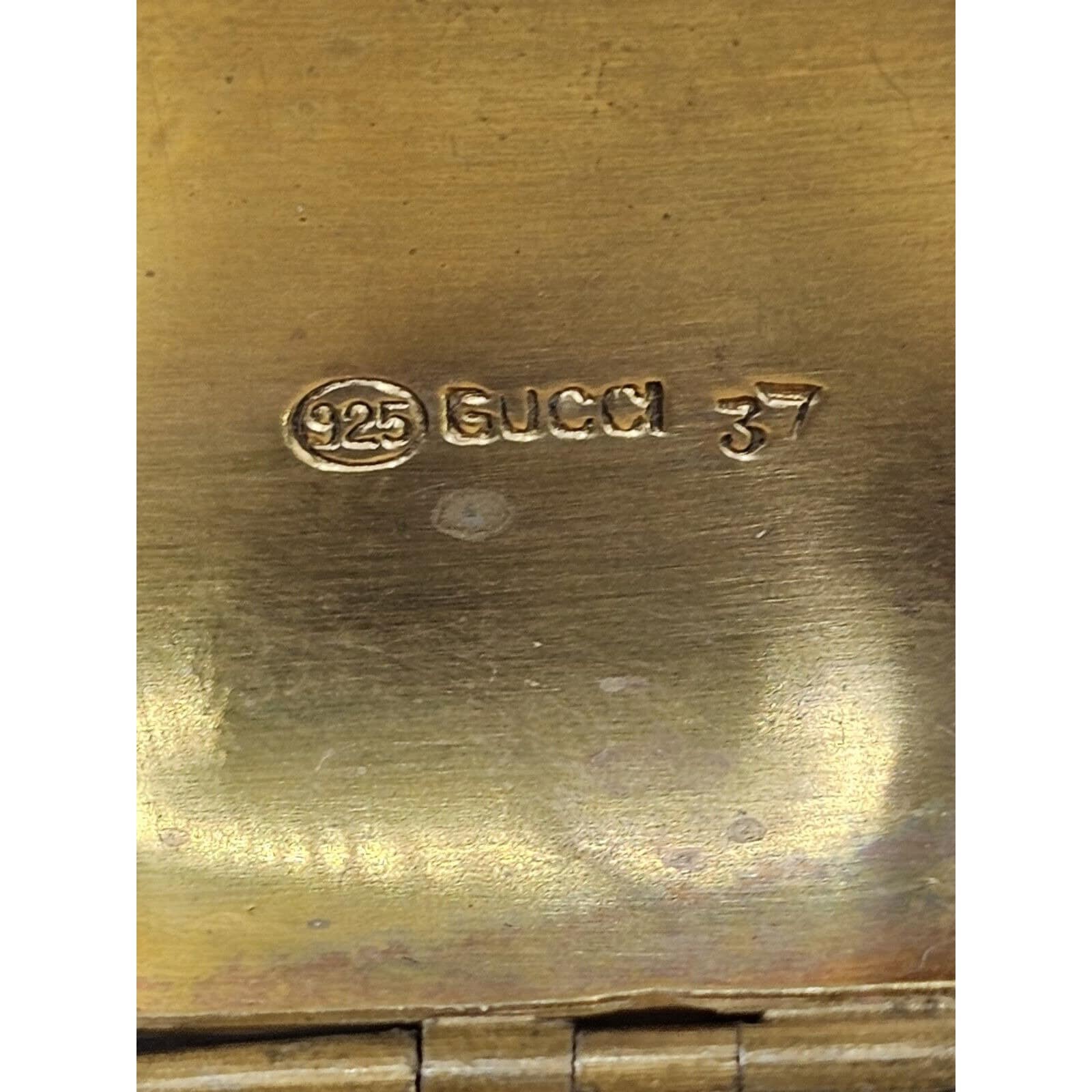 ANTIQUE GUCCI STERLING Miniature Coin Purse Pill Box Designer
