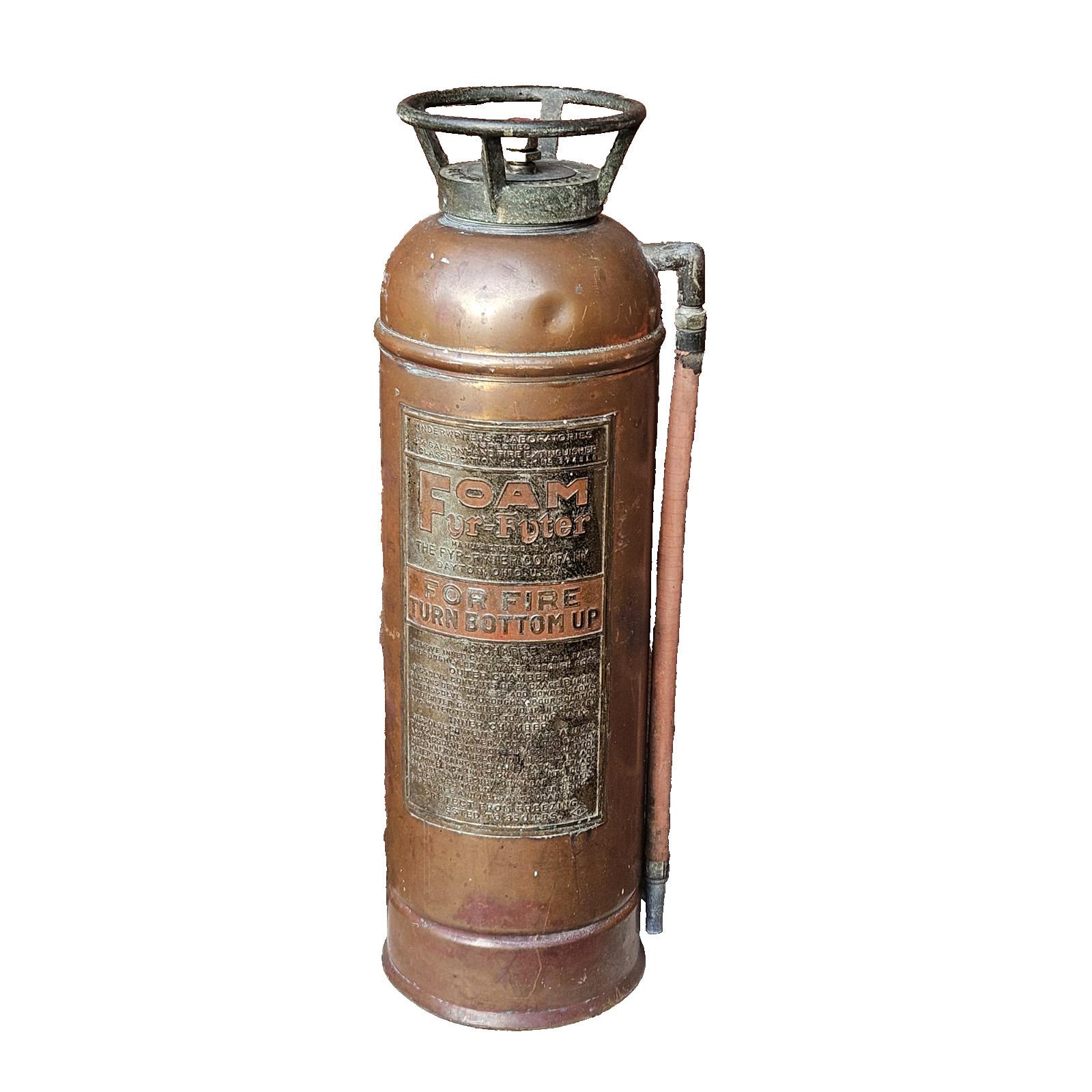Vintage Brass Fire Extinguisher - Etsy