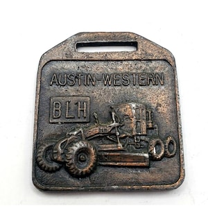 ANTIQUE AUSTIN WESTERN B.L.H. Pocket Watch Fob Edward Ehrbar Inc. Pelham Manor New York Collectible Memorabilia