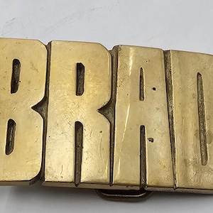 BRAD BRASS BELT Buckle