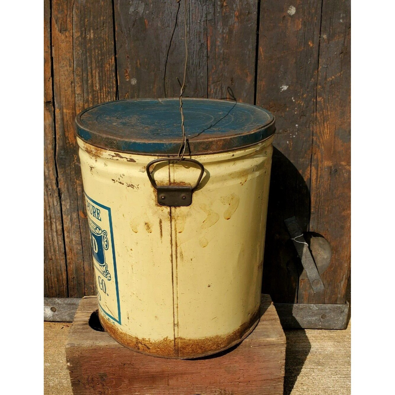 ANTIQUE PIG TIN Gal Packing Co Akron Ohio Lard Tin Pig Etsy