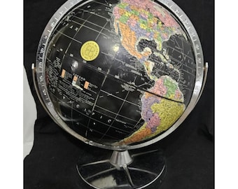 IKEA LINDRANDE Decoration Earth Globe Black 11