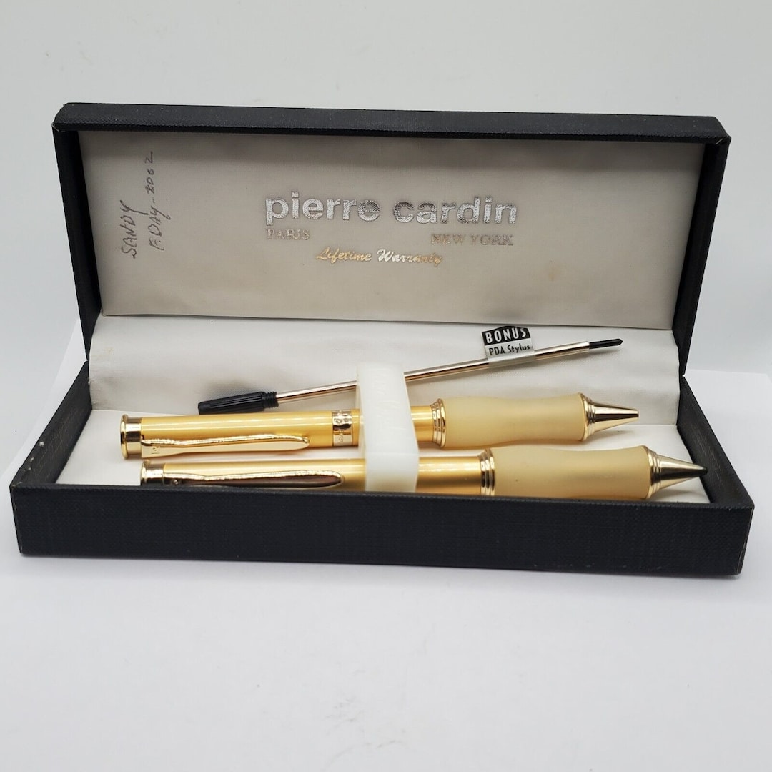 Vintage Pierre Cardin Pen & Pencil Set Never Removed From