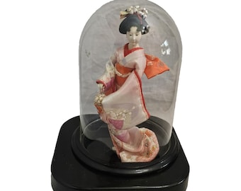JAPANESE GEISHA DOLL Yaegaki Hime W/ Samurai Kabuto Helmet 17