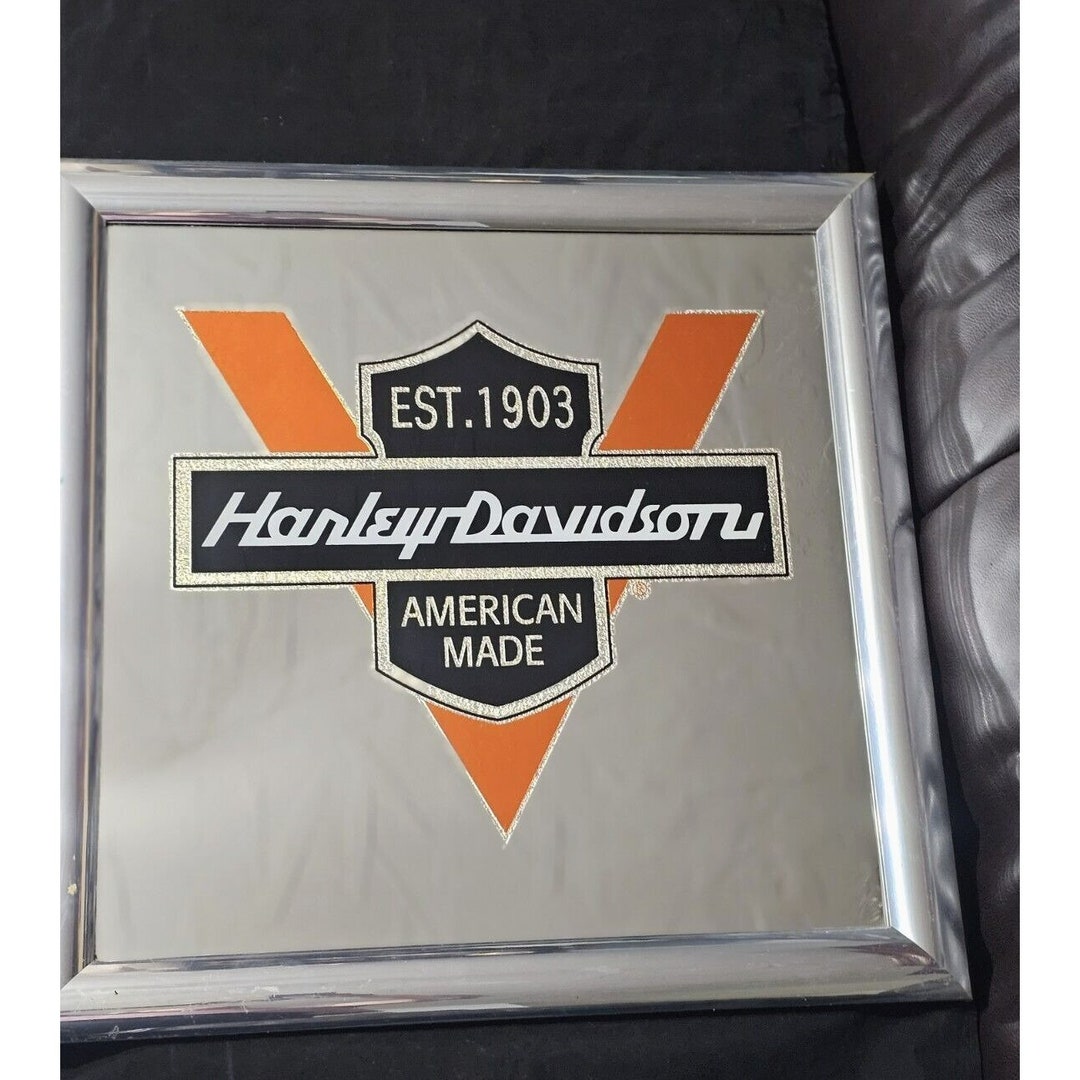 ANTIQUE HARLEY DAVIDSON Wall Mirror Sign Ace Product Milwaukee Etsy