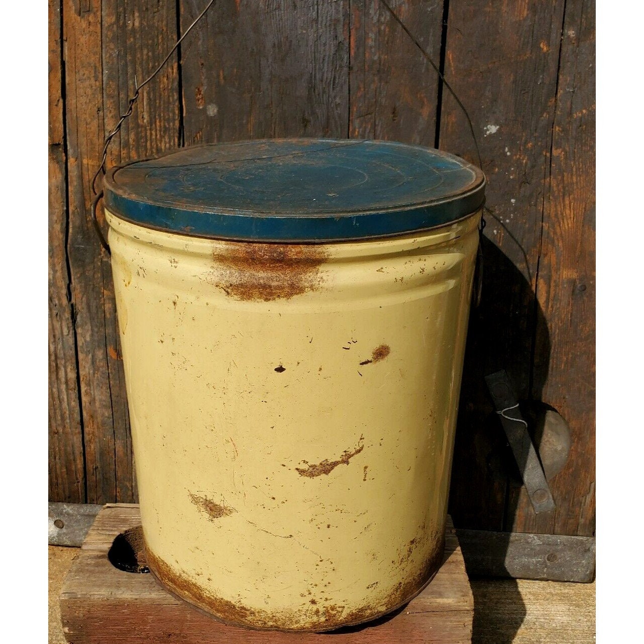 ANTIQUE PIG TIN Gal Packing Co Akron Ohio Lard Tin Pig Etsy