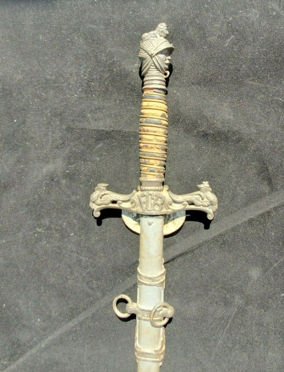 VINTAGE KNIGHTS OF Pythias F C B Sword Scabbard Fraternal