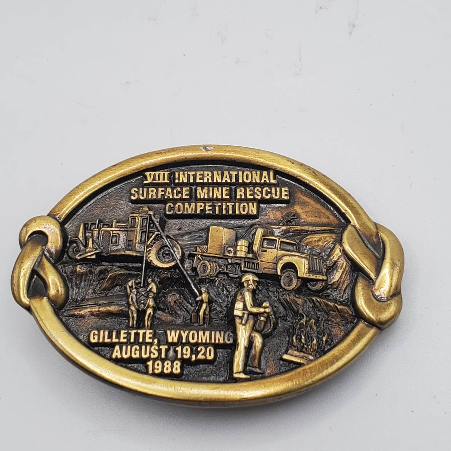 Lot - Il Mine Rescue Belt Buckle