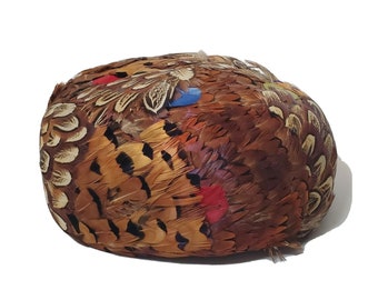 VINTAGE PEACOCK FEATHER Hat Unionmade Stunning Pheasant Formal Women's Hat