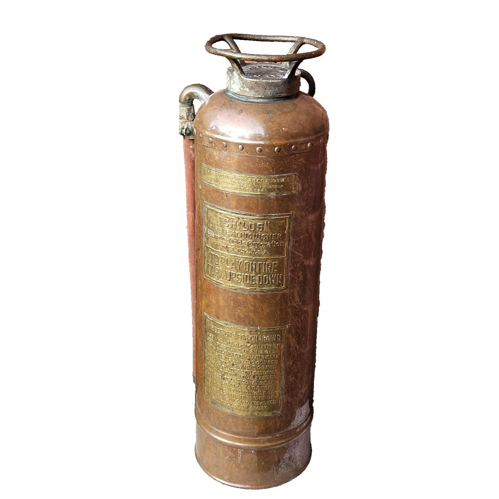 Antique Fire Extinguisher - Etsy